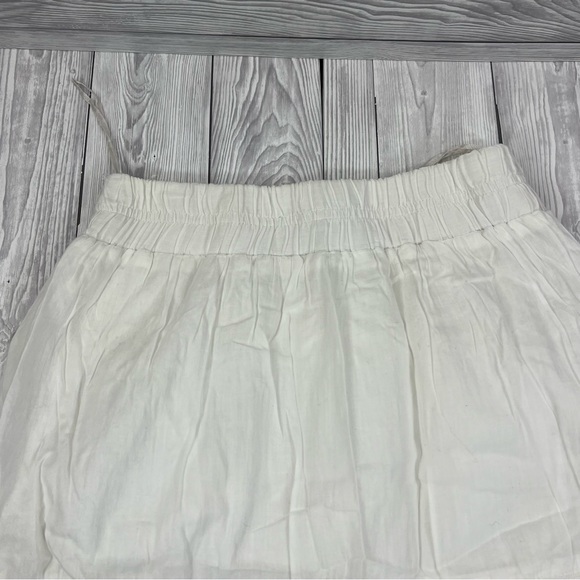 Zara Basic Ladies Skirt White Small Long Maxi Cotton Lined Flared High Rise VGC - Picture 4 of 13